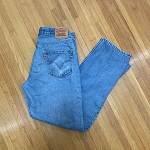 Levi’s Men’s Relaxed Fit Light Wash Denim Blue Jeans 34x34